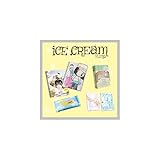 (Juego de 4 ver: 1 libro + 1 hielo + 1 mini bolsa + 1 POCA) ITZY Yuna Ice Cream 1er mini álbum con seguimiento