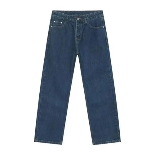 Men's Wear Jeans Slim Solid Color Straight Washed Pencil Pants Denim Trousers3