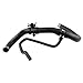 MOTOALL Molded Upper Radiator Coolant Hose with Cap Assembly for Dodge Caliber 2007-2010, Jeep Patriot Compass 2007-2017