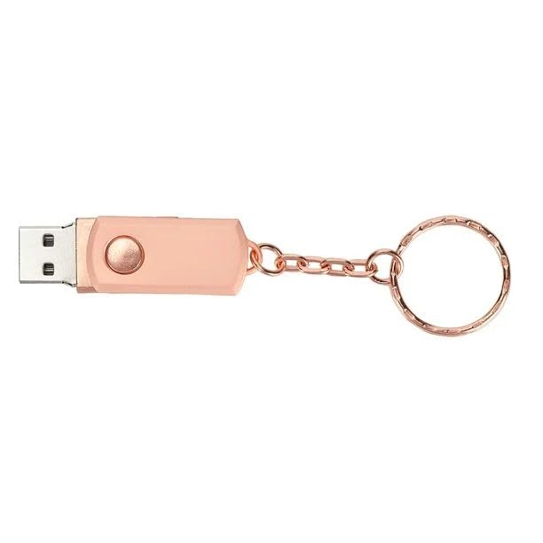 4gb-128gb, USB Flash Drive with Keychain, Swivel Design, Rose Gold and Silver, 1Pc, Corporate Gifting Pen Drive, Upto 10Mbps, 2.0, Office, College use (128, GB)-image-35