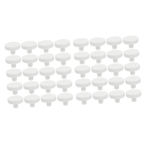 BESPORTBLE 40piezas Soporte De Coral Cerámico De Base para Acuarios y Peceras Material Cerámico Premium para Crevices Rocas Fijación Segura y Duradera para Corales