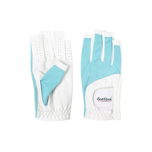 Scott Edward Women's Golf Gloves, Blue, 19, Open-Finger, 2 Pack - image 2