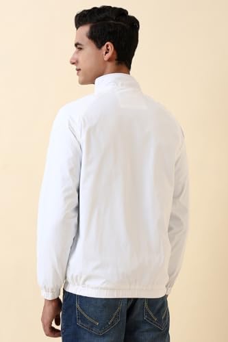 Image of Allen Solly Men's Regular Fit Solid Windcheater Jacket