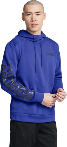 Sweat à capuche Armour polaire chaud et respirant bleu