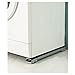 SHUGUANGGUDE Socle Machine a Laver,Support Machine a Laver,réglable,Base Meuble Télescopique,Support Réfrigérateur Chariot Mobile pour Laveuse,Réfrigérateur,Sécheuse,Lave-Vaisselle,Argent,A