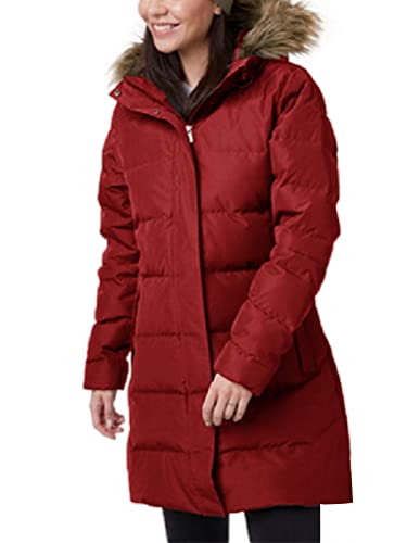 Manteau en duvet pour femmes Onsoyours doudoune d'hiver mi-longue chaude à capuche