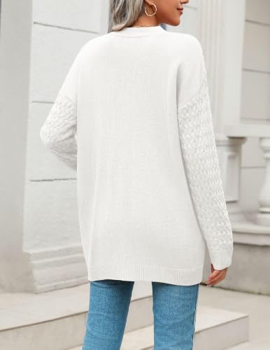 Image of Zeagoo Cardigan Sweaters for Women Long Sleeve Fall Clothes Button Down Top