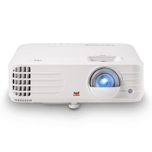 Viewsonic Proyector DLP UHD para cine en casa PX701-4K (4K, 3200 lúmenes ANSI, 2 HDMI, altavoz de 10 W, zoom óptico de 1,1 x, HDR), color blanco Viewsonic Proyector DLP UHD para cine en casa PX701-4K (4K, 3200 lúmenes ANSI, 2 HDMI, altavoz de 10 W, zoom óptico de 1,1 x, HDR), color blanco