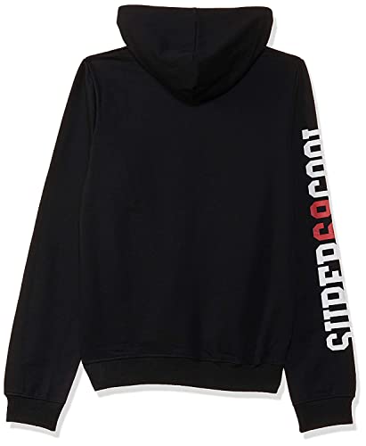 Image of Clotth Theory Boy's Fleece Solid Color Blocked Hooded Sweatshirt Jacket