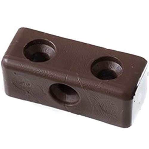 Modesty Block Joint Connector Blocks for Kitchen Cabinet Cupboard Fixing Blocks (50 Blocks, Brown)