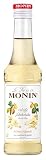 Monin Sirup Weiße Schokolade (1 x 0,25 l) – Kaffeesirup für Latte Macchiato, Cappuccino & Milchkaffee – White Chocolate Sirup für Desserts, Drinks & Bar