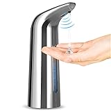 Dispensador de jabón sin contacto a prueba de agua: la tecnología de sellado evita que el jabón o el agua corroan la placa de circuito. La base de la batería a prueba de agua ayuda a evitar que el compartimiento de la batería se empape en agua, lo que provoca corrosión y el dispensador no funciona.