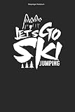 Skispringen Notizbuch: 100 Seiten | Punkteraster | Ski Sprung Skispringen Springer Schanze Ski Springen Skisprungschanze Skispringer Skier Geschenk Skischanze Team Skisprung