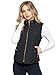 NE PEOPLE Womens Lightweight Quilted Zip Vest, Small, NEWV40BLACK