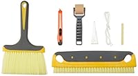 Amazon Basics Tapezier-Set, inklusive Bürsten mit weichen Griffen, 7-teilig