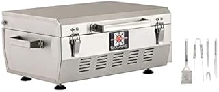 review Pellethead Solaire SOL-EV17A Everywhere Portable Infrared Propane Gas Grill Package with Free Grilling Utensils