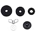 BESPORTBLE 21pcs Drum Kit Felt Pads Slip Drum Replacement Washers Non-slip Friction Pads for Cymbal Stands Full Protection Kit
