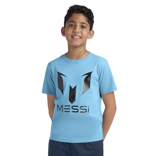 Amazon.com: Messi Boys' Lifestyle Short Sleeve T-Shirt, Slim-fit