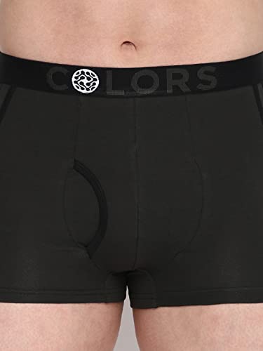 Image of RUPA FRONTLINE Colors Men's Front Open Athlefit Mini Trunks | Soft-Touch Cotton Stretch | Snug Fit | Breathable Fabric | Supporter Brief | Pack of 1
