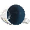 Dean Crouser Bluebird Watercolor Blue On White 16 Ounce Glossy Stoneware Mug With Handle