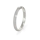 SCHMUCKSTEIN: Echte Zirkonia in AAAAA Qualität glänzen an dem Armreif und verleihen dem Design einen Hauch von Luxus.