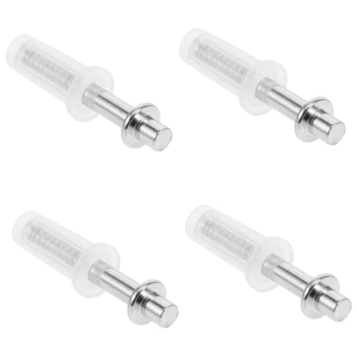 Holibanna 4 Pezzi Cerniere hardware alluminio ferramenta per ante scorrevoli dell'armadio perno cerniere per porte del gabinetto Doppio ferramenta per porte cerniere del guardaroba Metallo