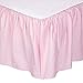 Pride Beddings Crib Bed Skirt Dust Ruffle 100% Cotton Bed Dust Ruffle Nursery Crib Toddler Bedding Skirt for Baby Boys or Girls 14