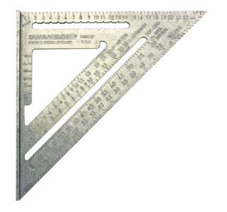 Swanson EU202 Metric Speed Square, Grey, 25 cm.