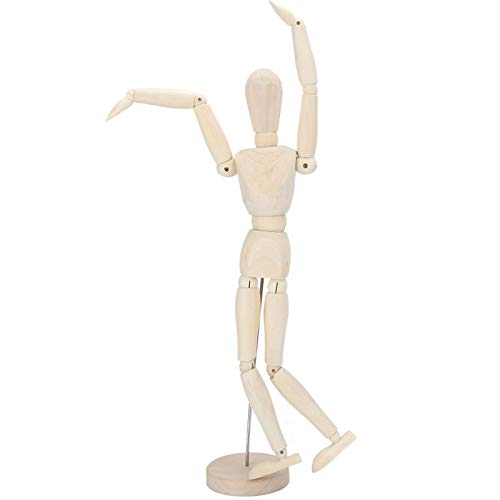 Corps de Mannequin, matériau en Bois Durable et écologique, décor de Bureau pour Dessiner la Figure Humaine Cover