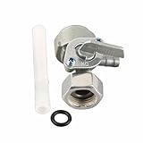 Motorrad -Kraftstoffschalter Petcock -Ein/Aus -Ventil für 125C CG 125 Motor mit Metallplastikkonstruktion und Filterbildschirmeinlass