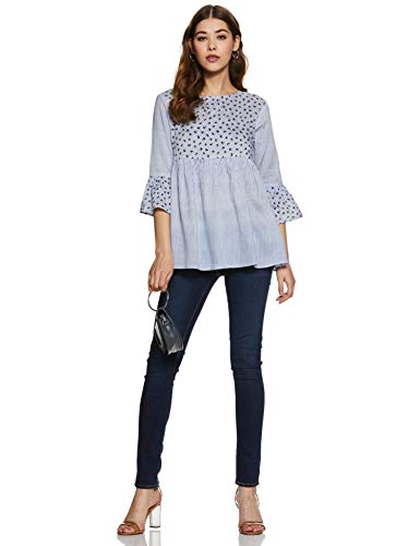 Styleville.in Women's Striped Regular Fit Top