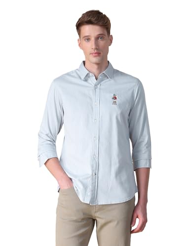 Image of U.S.Polo Association Men's Twill Tailored Fit Shirt