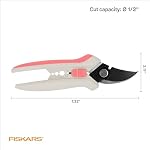 Fiskars Floral Pruning Shears - Plant Cutting Scissors/Garden Clippers for Deadheading and Working with Flowers - Spring Bloom