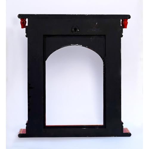 Image of DESERT ART Wooden Handpainted Frame (Red)