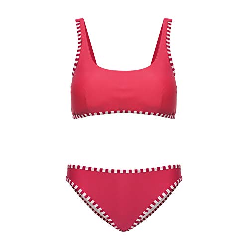 Bikini 2 pièces sport fille La-V rouge 170-176 cm de qualité supérieure