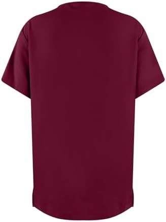 Scrubs for Women Set - V-Neck & Straight Leg Pants with Multiple Pockets - 3
