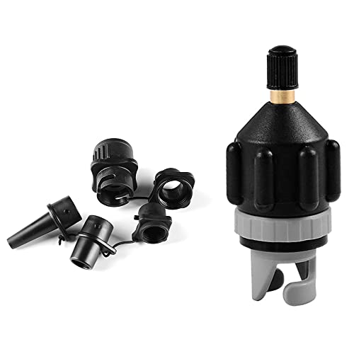 Adaptador de válvula de bomba de ar multifuncional Suporte iável Schrader Acóos de adaptador de válv