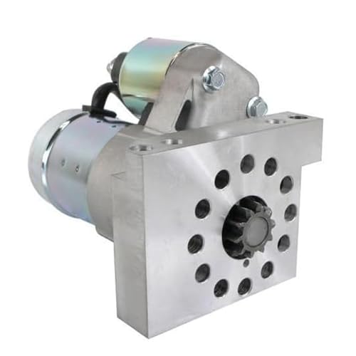 High Torque Super Mini Starter 19695 for 1985-2002 SBC BBC 262 305 307 327 350 454 with 153 168 Tooth Ring Gear 1.4KW CW 12V 10 Teeth Replace# 19695N S114-823 S114-823S