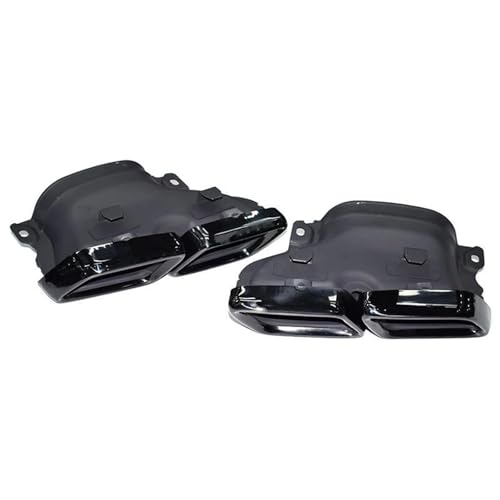 Silencieux d'échappement Mercedes Classe C W205 embout noir mat AMG