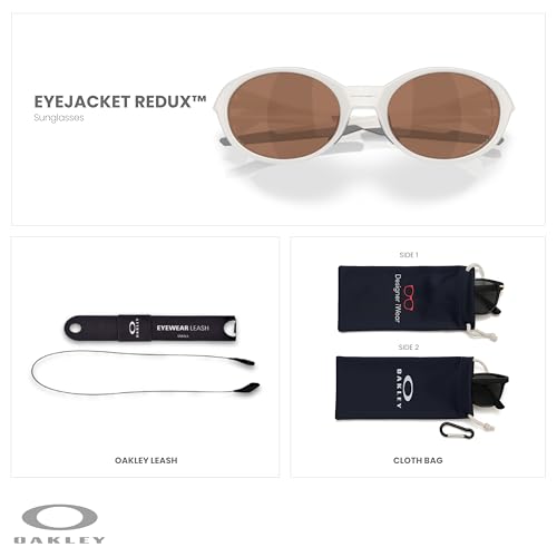 OAKLEY OO9438 Eyejacket Redux Rectangle Sunglasses For Men For Women+ Bundle Accessory Leash Kit, Microfiber Pouch2
