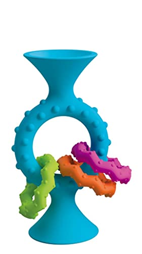 Fat Brain Toys FBT-2193 pipSquigz Loops – Teal Building Sets