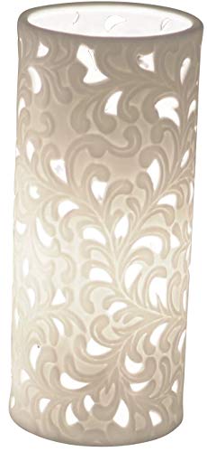 FPorzellan-Lampe Rund Harmonie Romantik Tischleuchte Nachttischlampe...