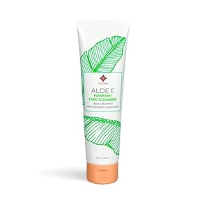 Hanalei Aloe Face Cleansing Gel - Gentle, Oil-Free Face Wash for All Skin Types - Aloe, Vitamin E, Hawaiian Botanicals - USA Made, Vegan, Cruelty-Free (5 oz)