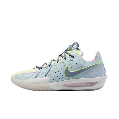 Nike G.T. Cut 3 Basketball Shoes (DV2913-401, Glacier Blue/Bright Mandarin/Ashen Slate) Size 10