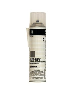 AST-RTV 27089 Aluminum 100% Silicone Adhesive/Sealant/Instant Gasket, 8 oz. Pressurized Can with Applicator Tip