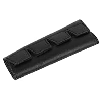 Waldhorn-Handschutz, Leder, Rutschfest, Langlebig, Instrumentenschutz, Einfache Installation, Waldhorn-Handpolster für Waldhorn (BLACK)