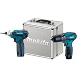 MAKITA KIT PARAFUSADEIRA/FURADEIRA HP330D E PARAFUSADEIRA TD090D A BATERIA 12V DK1493