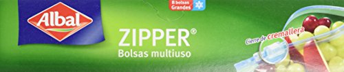 Albal - Zipper - Bolsas multiuso - 8 bolsas - [Pack de 4]