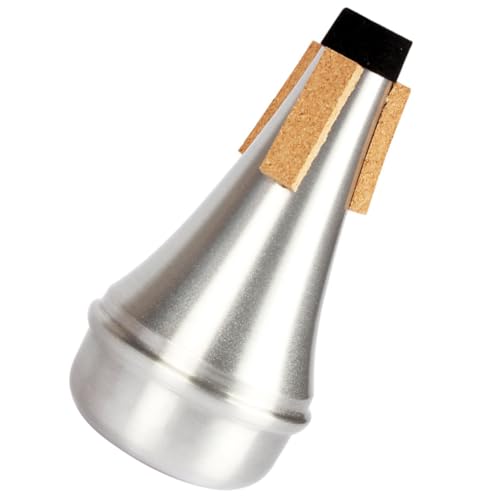 COSMEVIVI Trumpet Plunger Mute Trumpet Trombone Accessories Aluminum Trumpet Mute for Quiet Practice Sessions