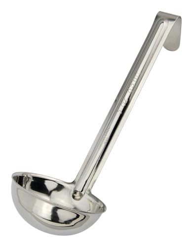 Winco One Piece Stainless Steel Ladle, 3 Ounce, 6"